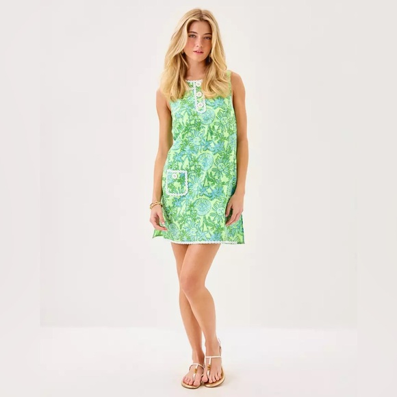 Lilly Pulitzer Kalliope Shift Romper size 12 - Picture 1 of 11